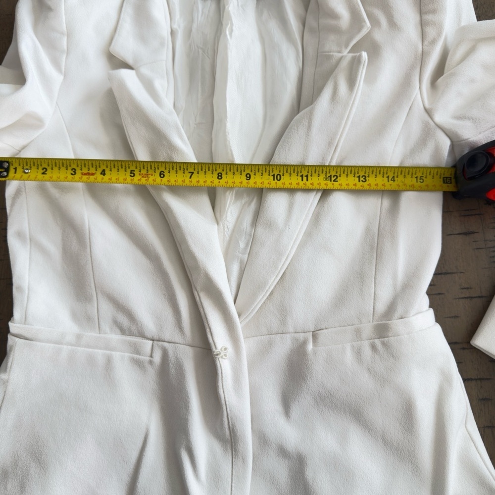 Zara White Women's Blazer - Picture 9 of 12
